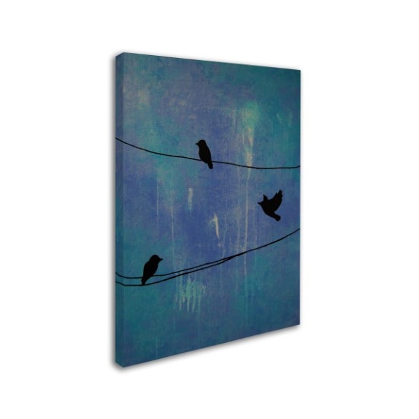 Nicole Dietz 'Birds Arrival' Canvas Art,35x47
